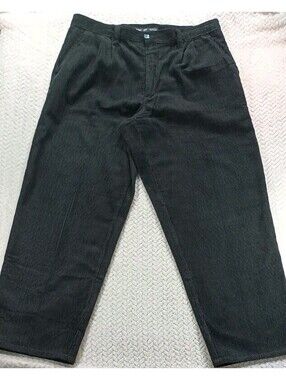 Claudio Nucci - Mens 36/30 - Black Corduroy - Made In Russia - 12" Rise